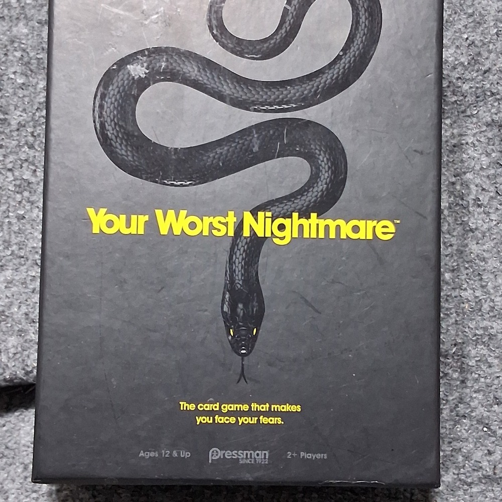 Your Worst Nightmare: The Card Game That Makes You Face Your Fears - NEW SEALED